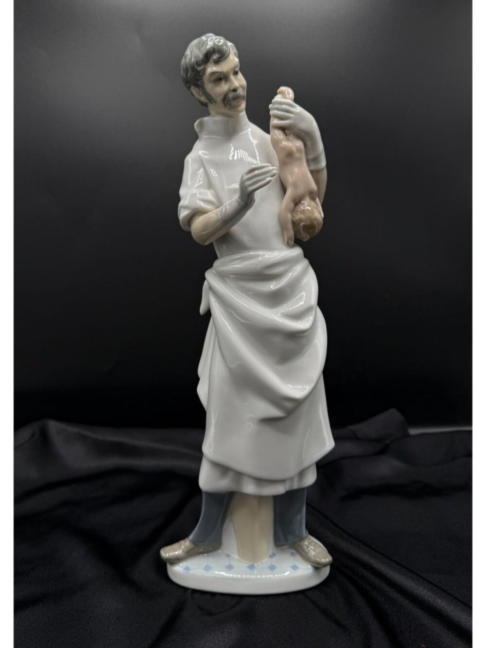 Vintage 1971-1975 Lladró Signed Obstetrician Figurine